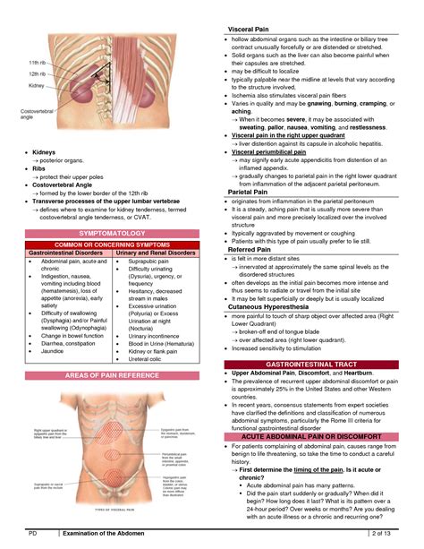 身體九宮格|腹部理學檢查 Abdomen physical examination